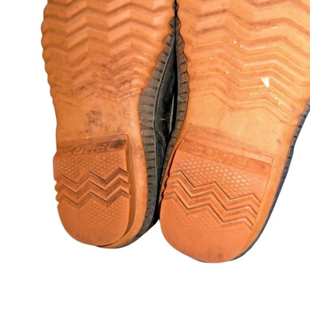 Sorel Cheyanne‎ II Lace Duck Boot Women 6 Pre-Owned Winter Tan Waterproof Suede